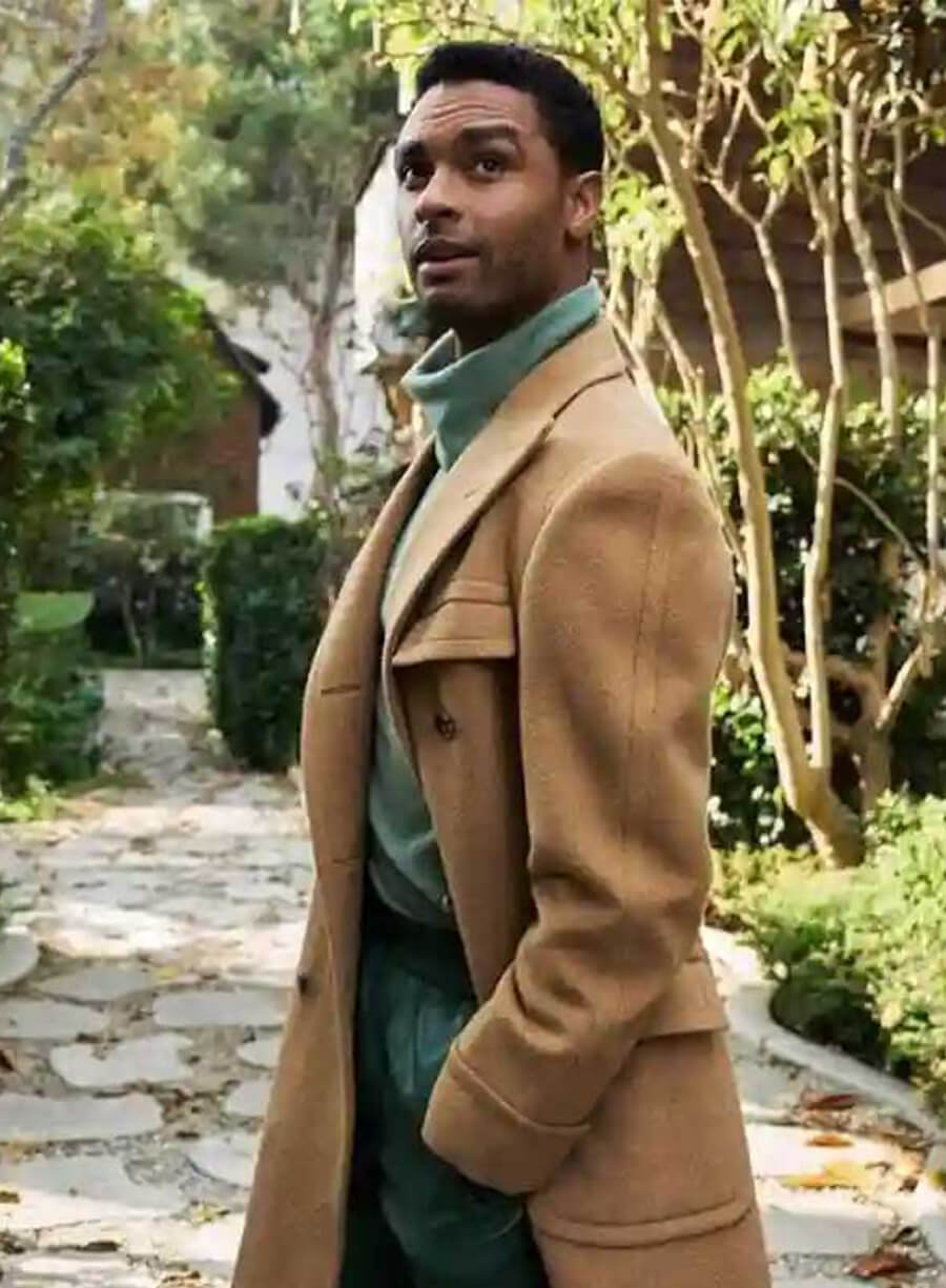 Harpoon Reg�-Jean Page Inspired Beige Coat - Bridgerton Style