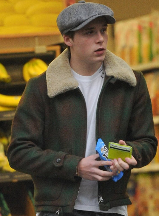 Harpoon Brooklyn Beckham Inspired Grey Wool Jacket