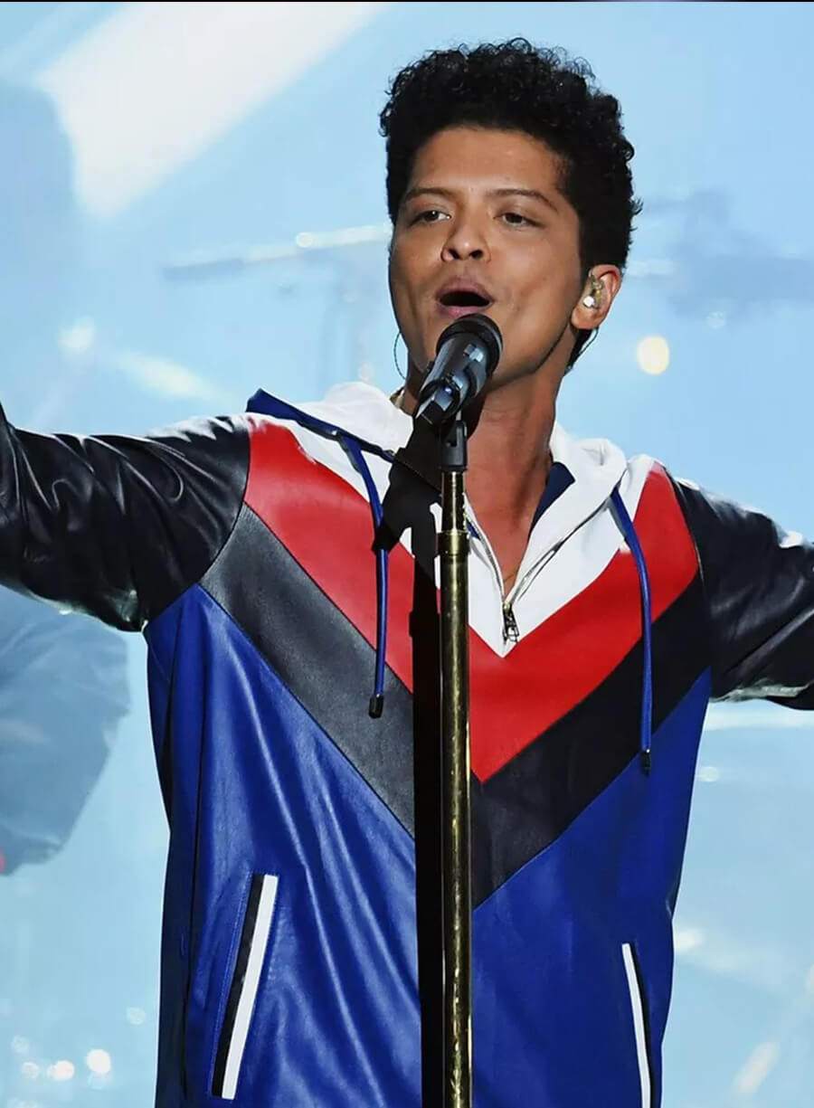 Harpoon Bruno Mars Inspired Multi Color Hooded Jacket