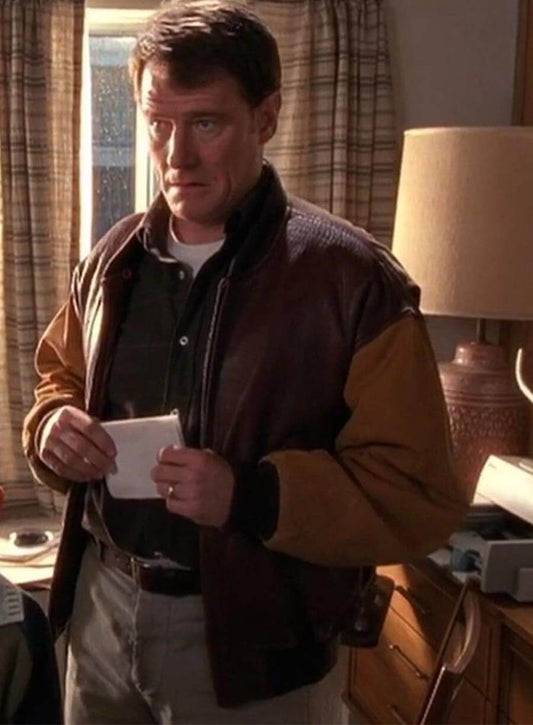 Harpoon Hal Inspired Brown Leather Jacket - Malcolm in the Middle Style