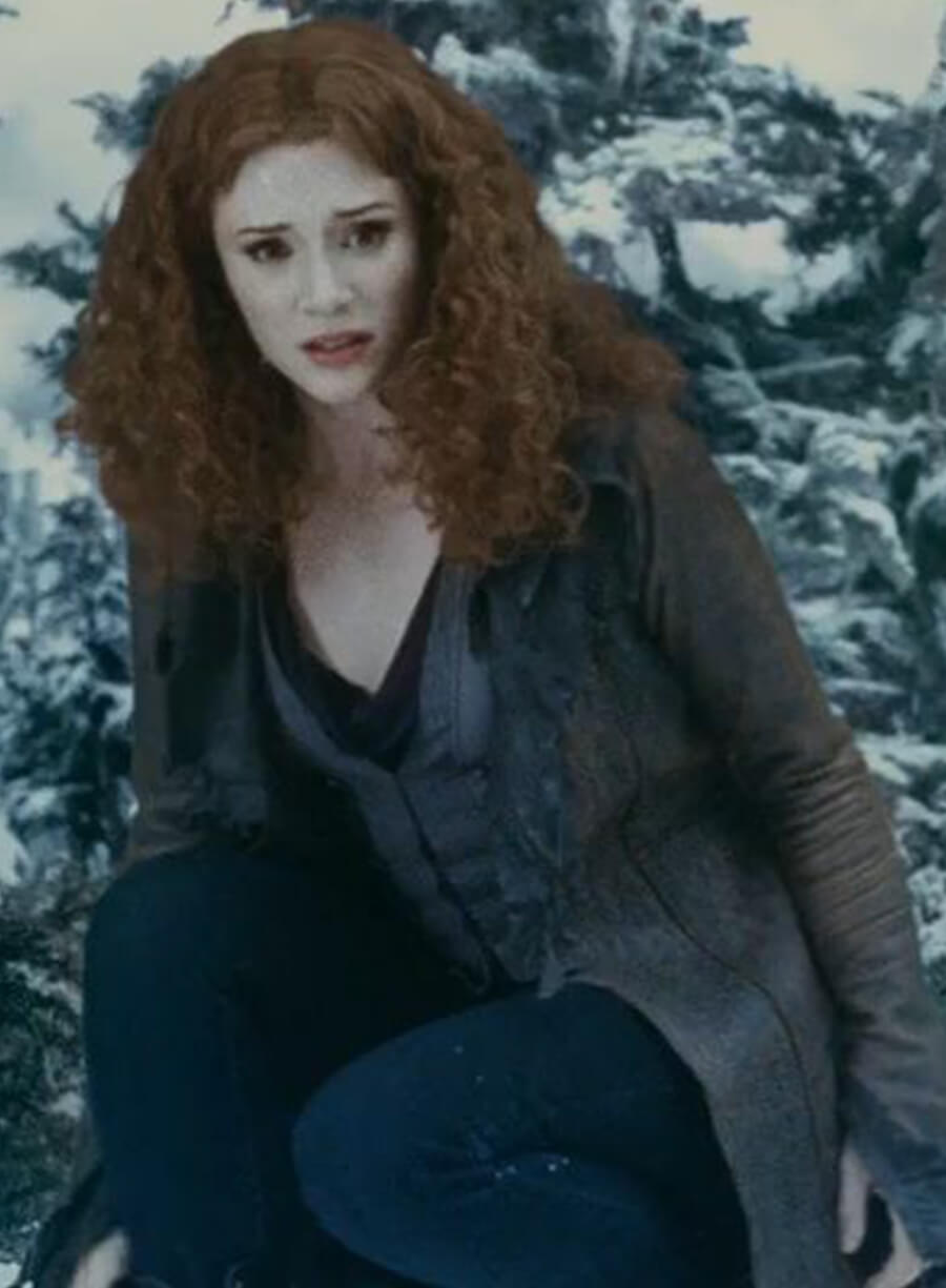Harpoon Victoria Inspired Brown Real Leather Coat - The Twilight Saga Eclipse Style