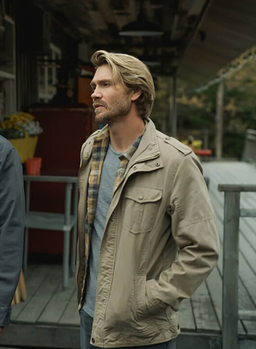 Harpoon Cal Jones Inspired Beige Cotton Jacket - Sullivan's Crossing Style