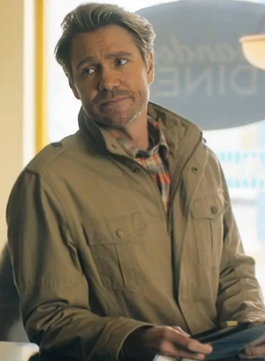 Harpoon Cal Jones Inspired Beige Cotton Jacket - Sullivan's Crossing Style