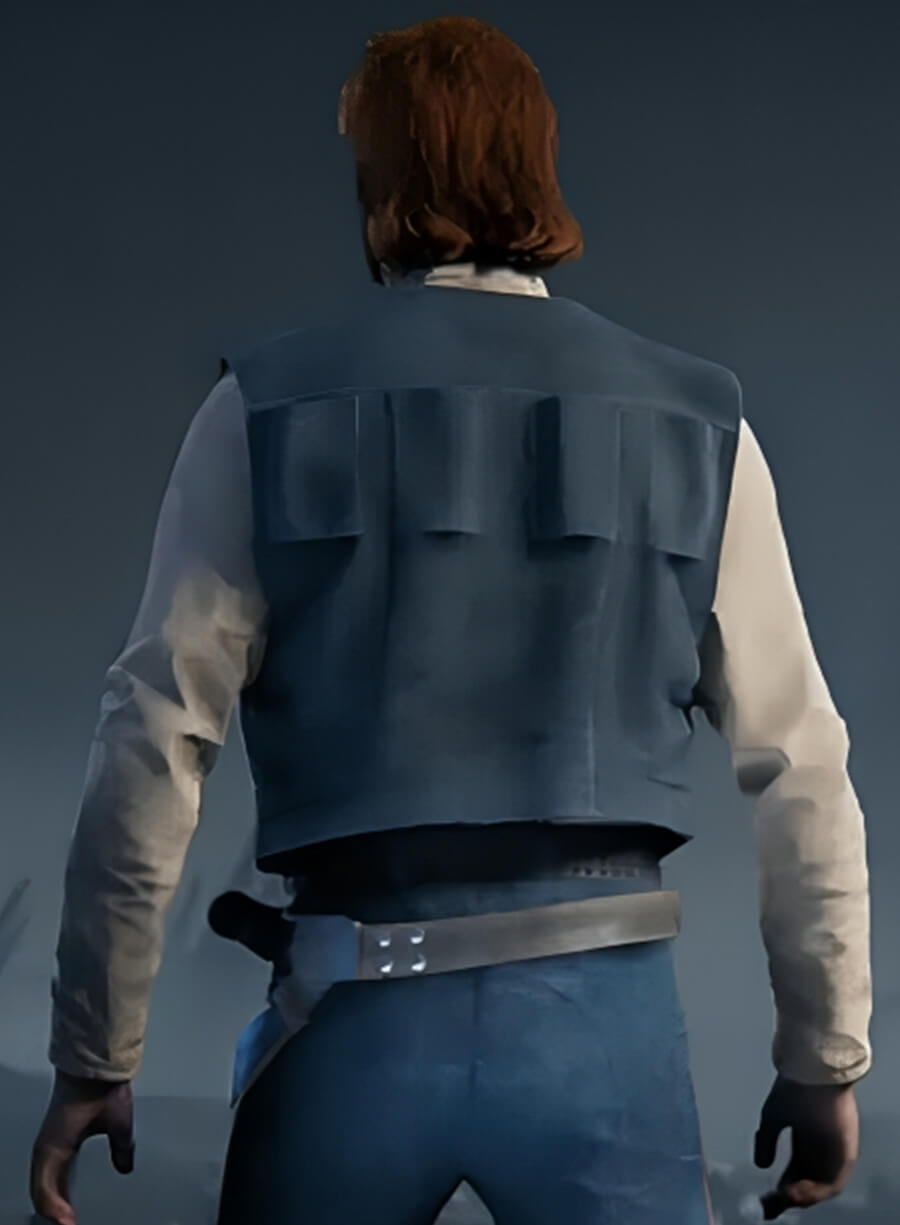 Harpoon Cal Kestis Inspired Blue Cotton Jacket - Star Wars Jedi Survivor Style