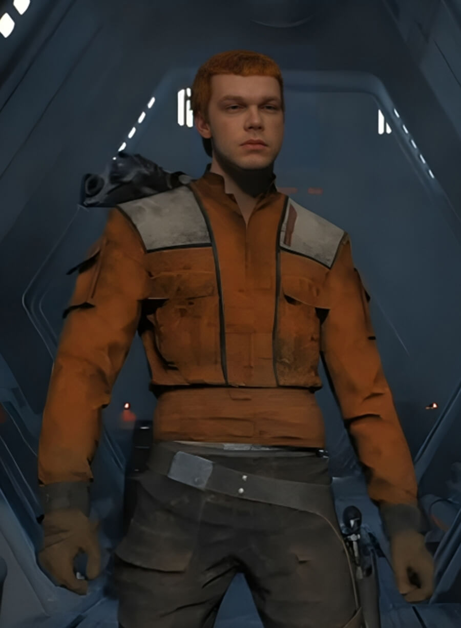 Harpoon Cal Kestis Inspired Brown Real Leather Leather Jacket - Star Wars Jedi Survivor Game Style