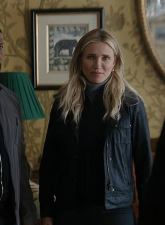 Harpoon Emily Inspired Black Leather Jacket - Back in Action 2025 Style