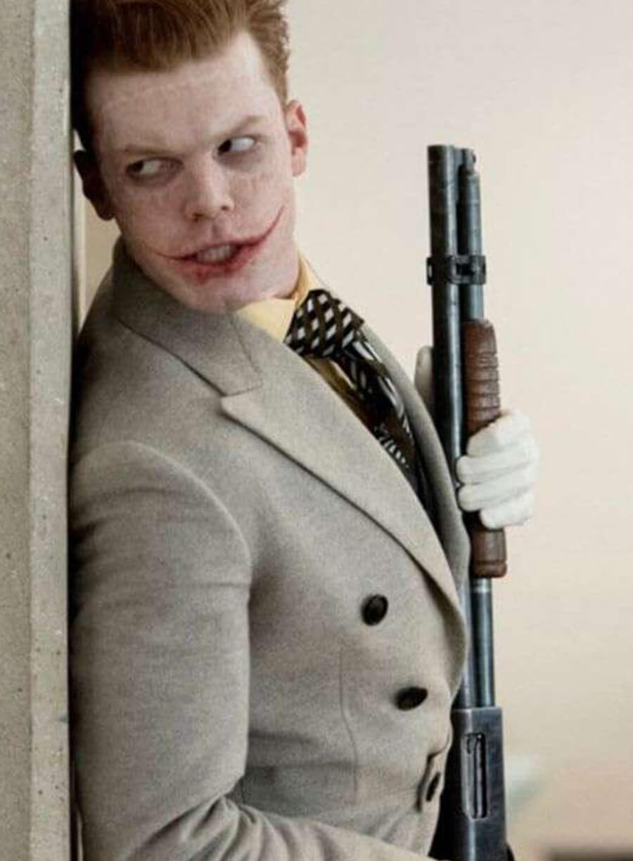 Harpoon Jerome Inspired Beige Wool Fabric Coat - Gotham Style
