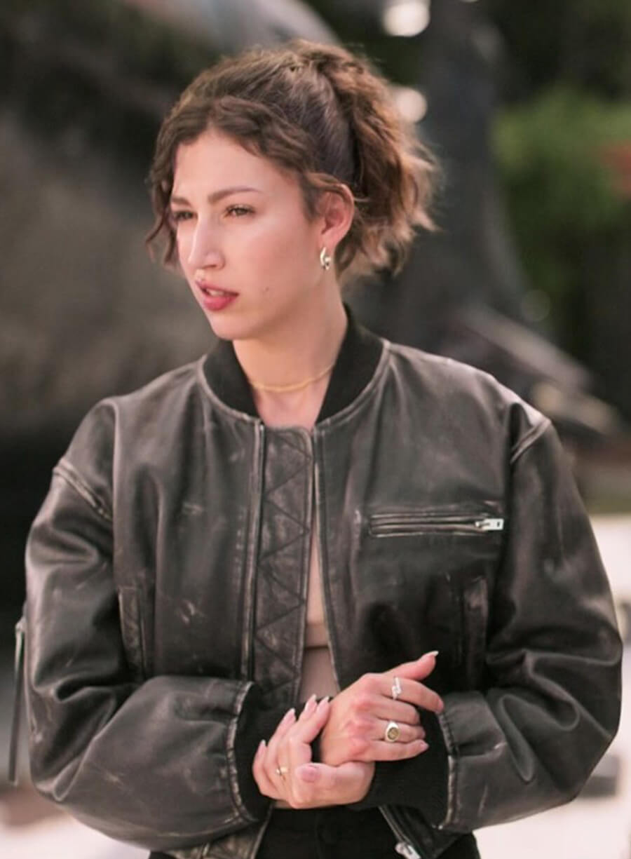 Harpoon Camila Inspired Black Leather Jacket - Lift 2024 Style