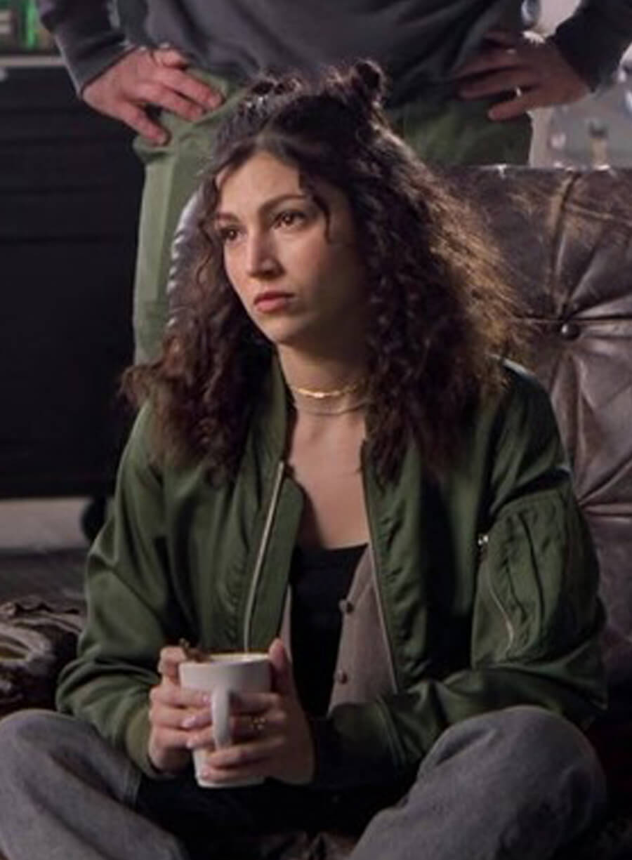 Harpoon Camila Inspired Green Leather Jacket - Lift 2024 Style