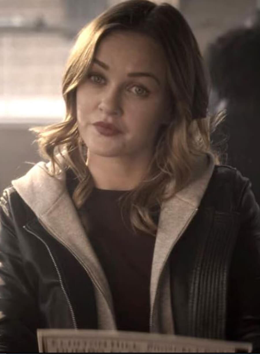 Harpoon Ambyr Childerns Inspired Black Real Leather Leather Jacket - You Tv Series Style