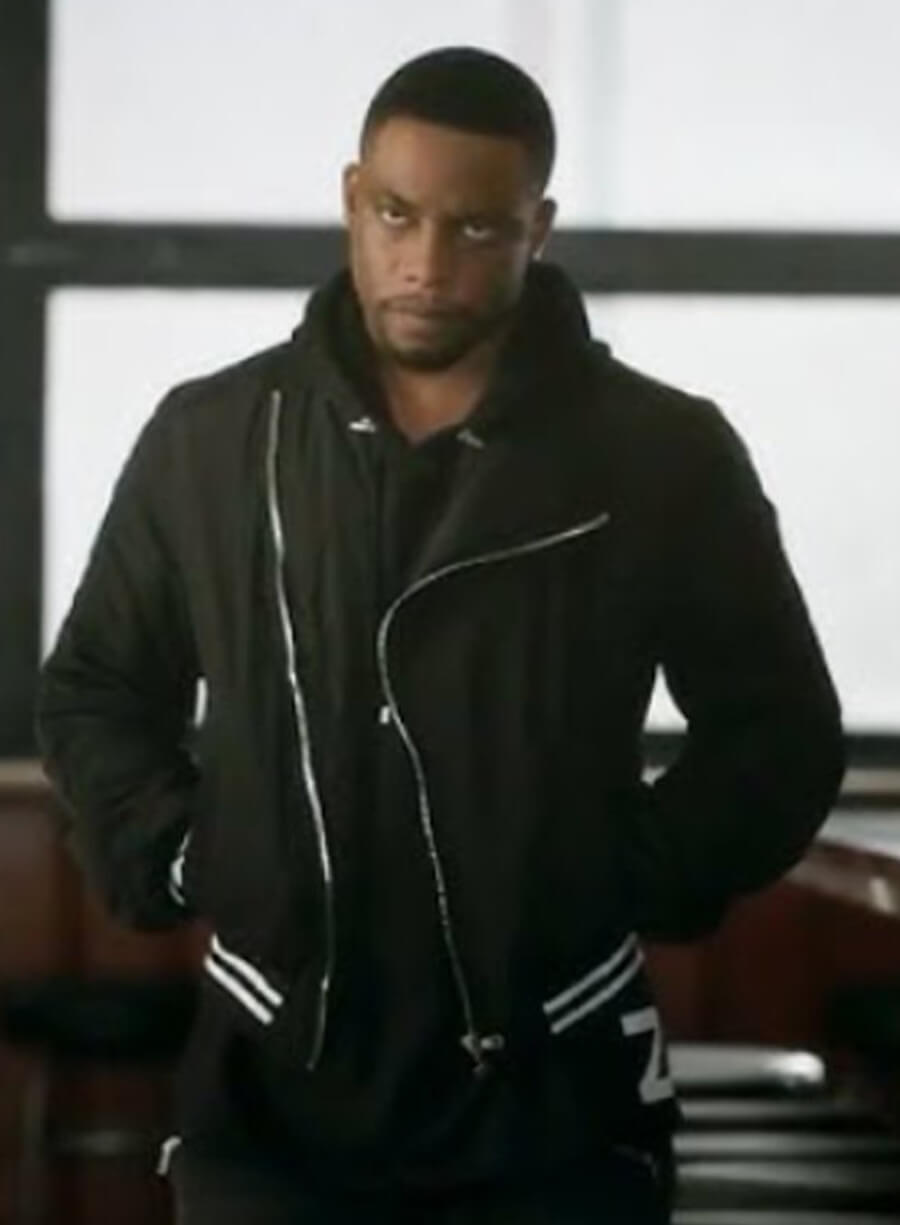 Harpoon Cane Tejada Inspired Black Leather Jacket - Power Book II: Ghost S03 Style