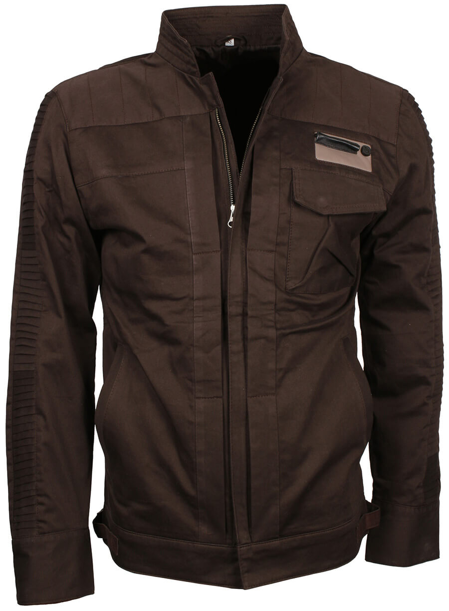 Harpoon Captain Cassian Andor Inspired Brown Leather Jacket - Star Wars Rogue One Style