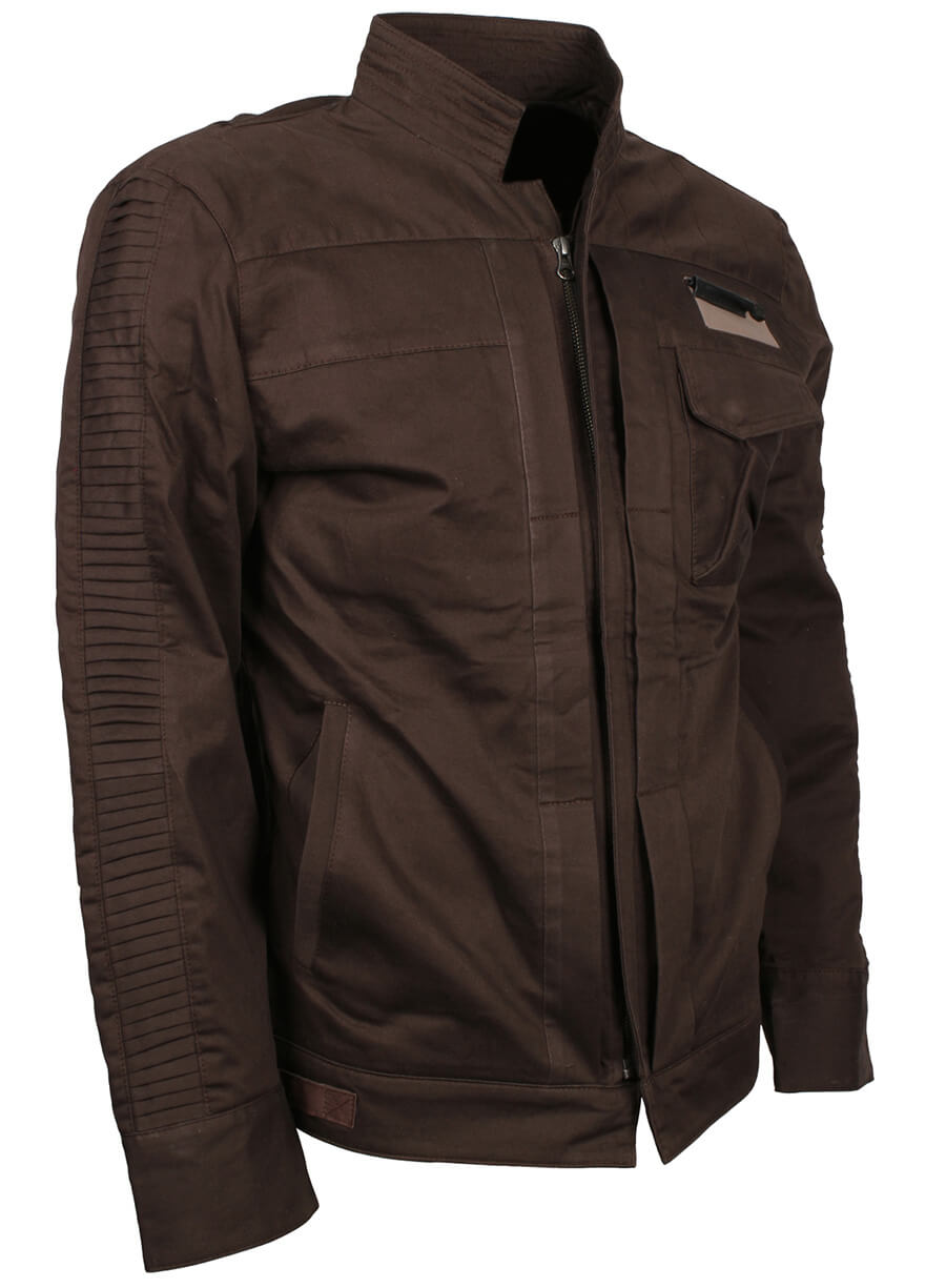 Harpoon Captain Cassian Andor Inspired Brown Leather Jacket - Star Wars Rogue One Style