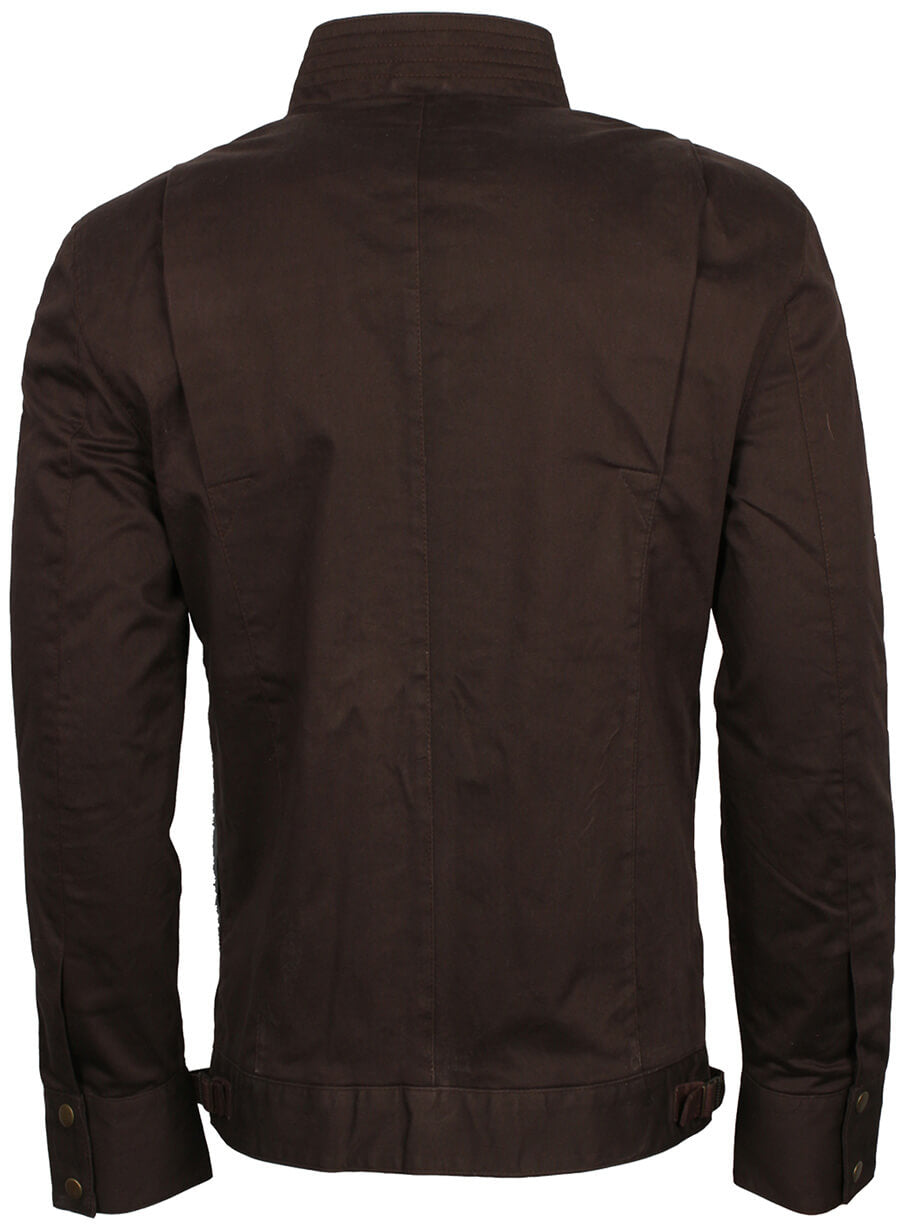 Harpoon Captain Cassian Andor Inspired Brown Leather Jacket - Star Wars Rogue One Style