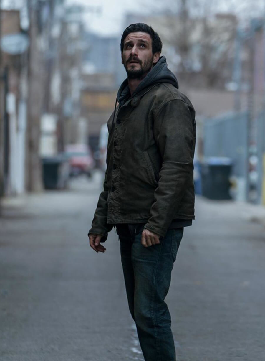 Harpoon Patrick Ellison Inspired Green Cotton Jacket - Captive State Style