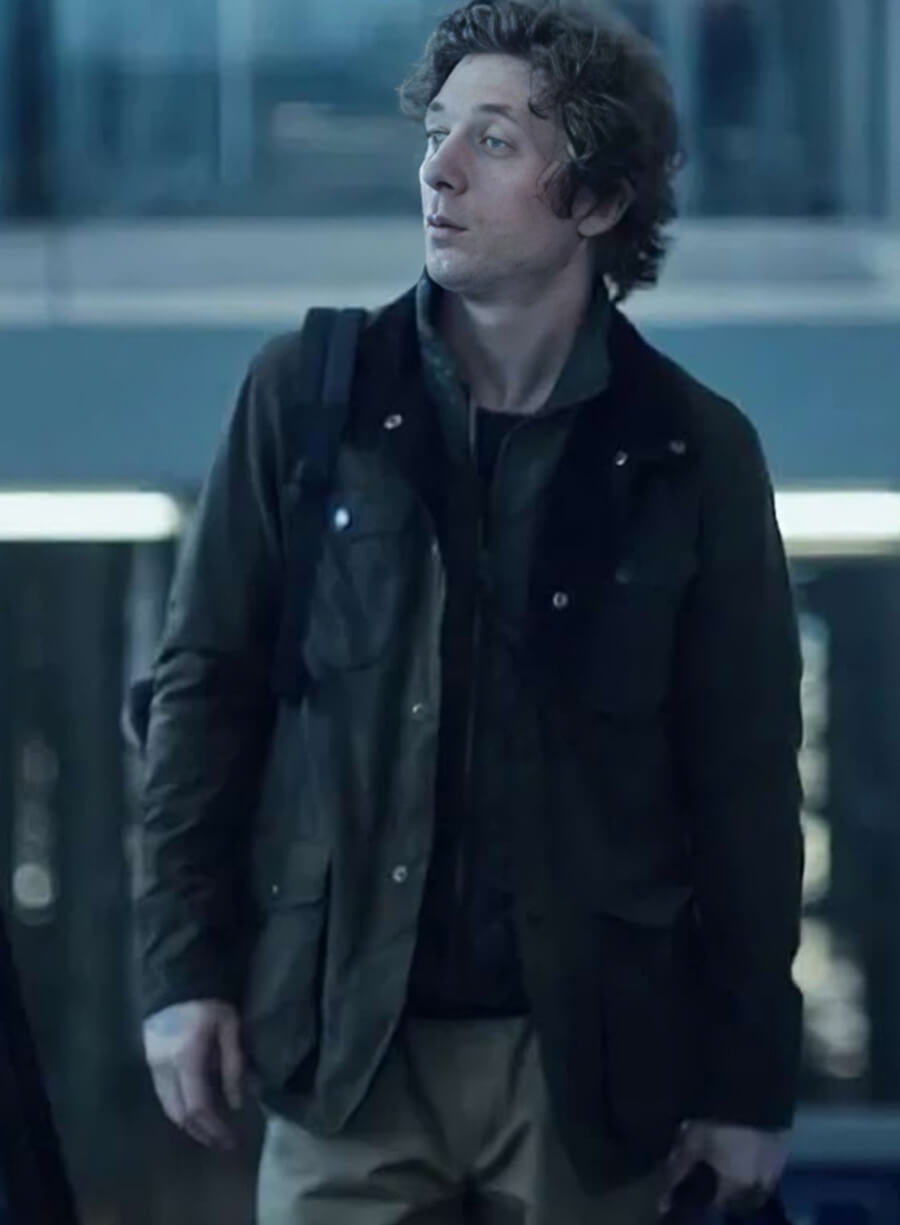 Harpoon Carmen Berzatto Inspired Olive Green Leather Jacket - The Bear S03 Style