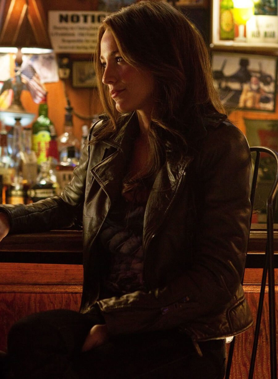 Harpoon Carol Ferris Inspired Brown Leather Jacket - Green Lantern Style