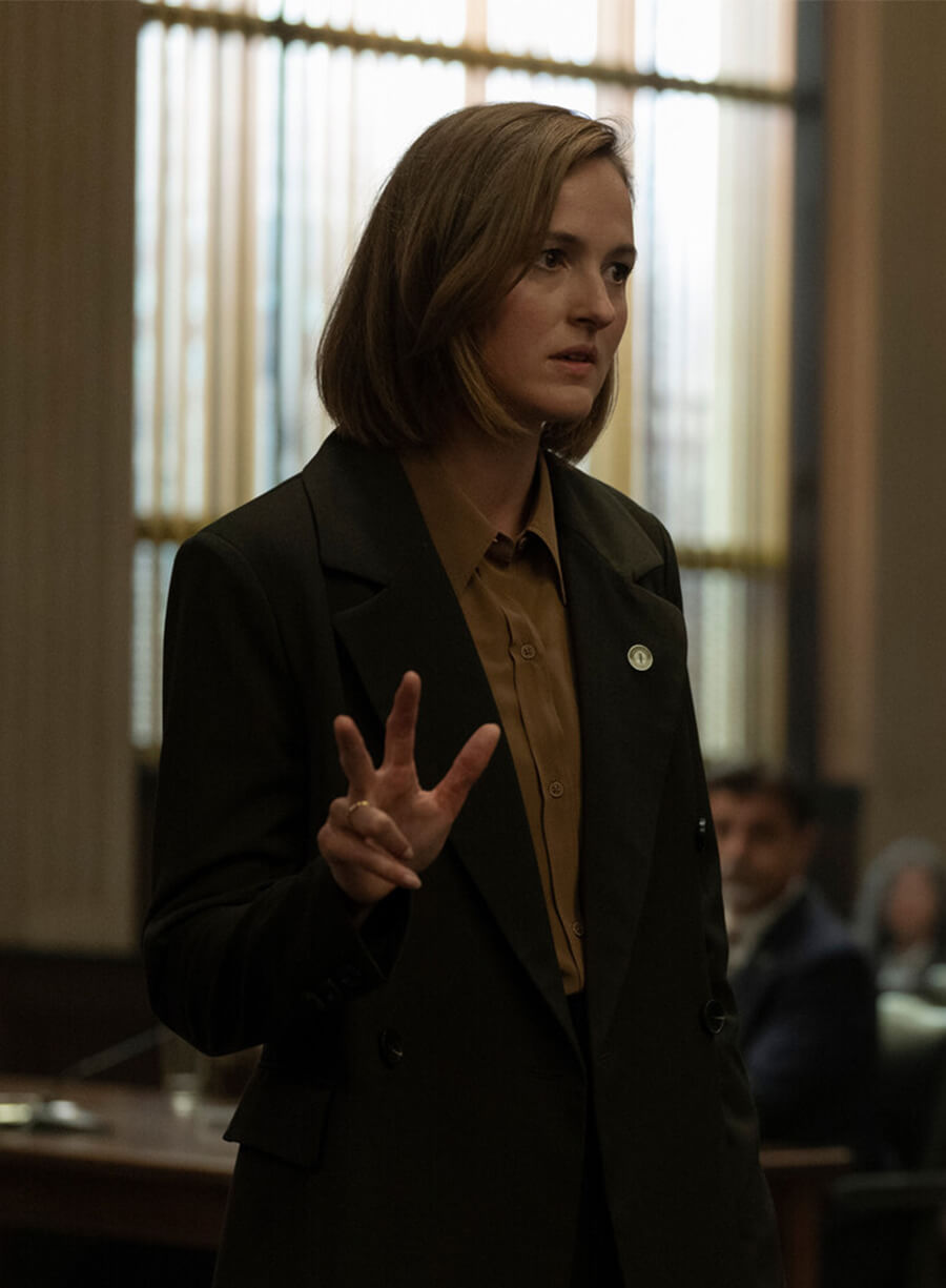 Harpoon Carolyn Polhemus Inspired Brown Coat - Presumed Innocent Style