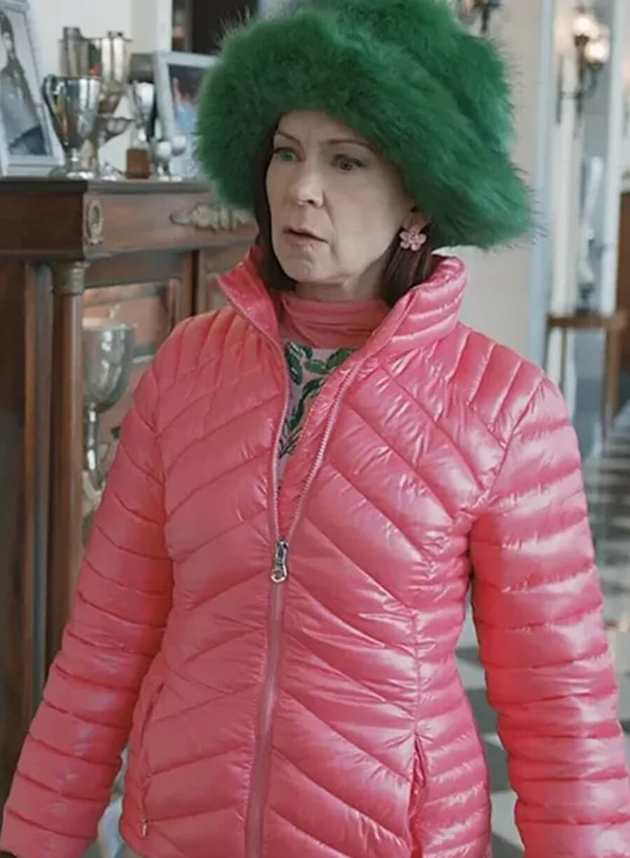 Harpoon Elsbeth Tascioni Inspired Pink Leather Jacket - Elsbeth S02 Style