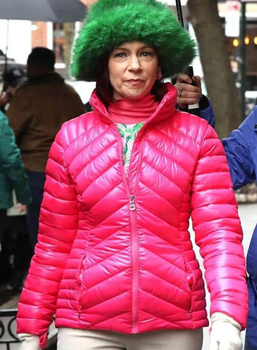 Harpoon Elsbeth Tascioni Inspired Pink Leather Jacket - Elsbeth S02 Style