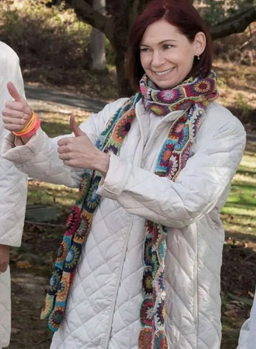 Harpoon Kaya Blanke Inspired White Coat - Elsbeth S02 Style