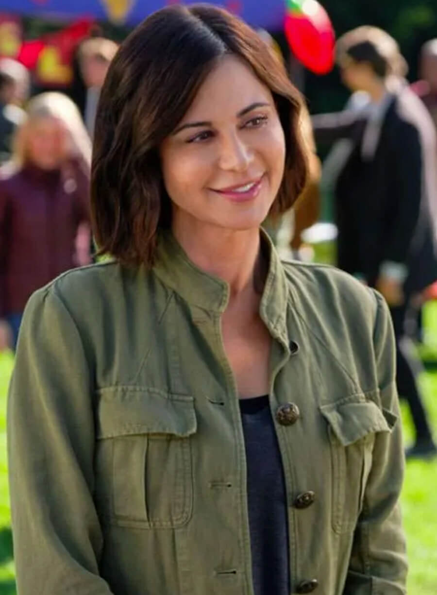 Harpoon Dr.Sam Radford Inspired Green Leather Jacket - Good Witch S06 Style
