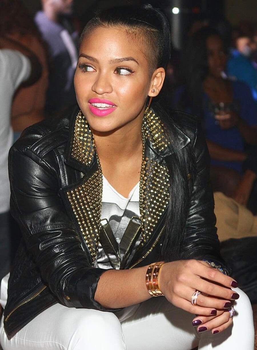 Harpoon Cassie Ventura Inspired Black Real Leather Leather Jacket