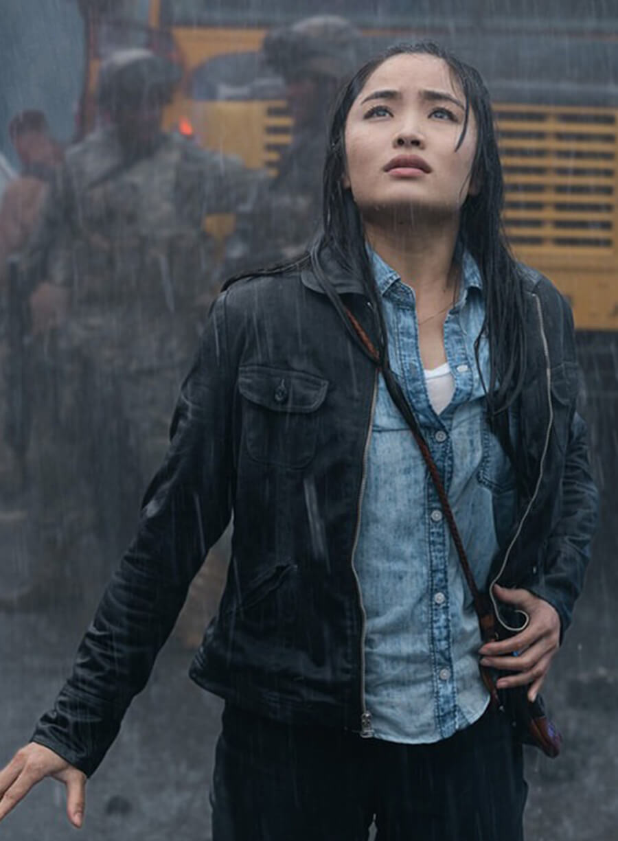Harpoon Cate Randa Inspired Black Leather Jacket - Monarch Legacy Of Monsters Style