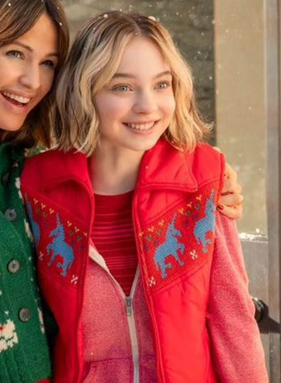 Harpoon CC Walker Inspired Red Parachute Fabric Leather Jacket - Family Switch Style