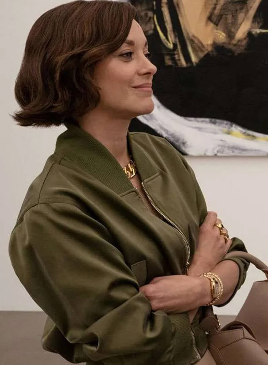 Harpoon Celine Dumont Inspired Green Bomber Jacket - The Morning Show Style