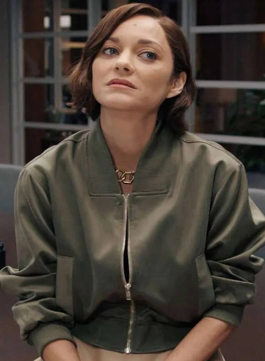Harpoon Celine Dumont Inspired Green Bomber Jacket - The Morning Show Style