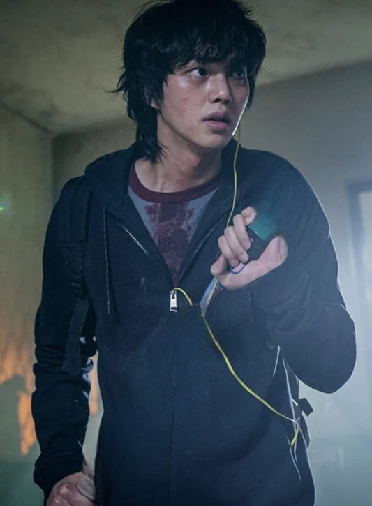 Harpoon Cha Hyun-su Inspired Black Hooded Jacket - Sweet Home S01 Style