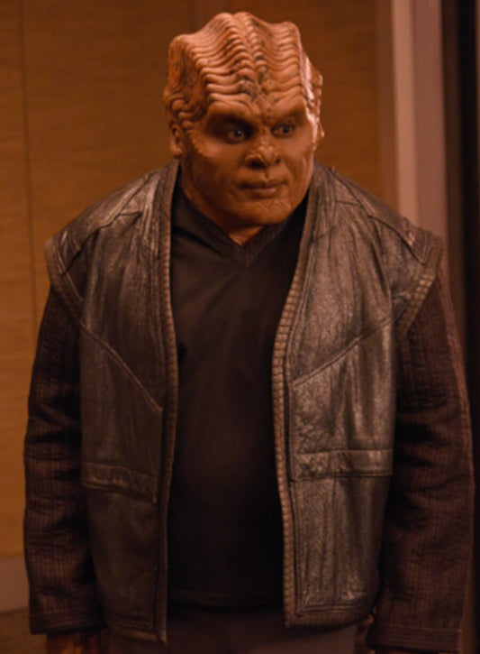 Harpoon Klyden Inspired Black Leather Jacket - The Orville Style