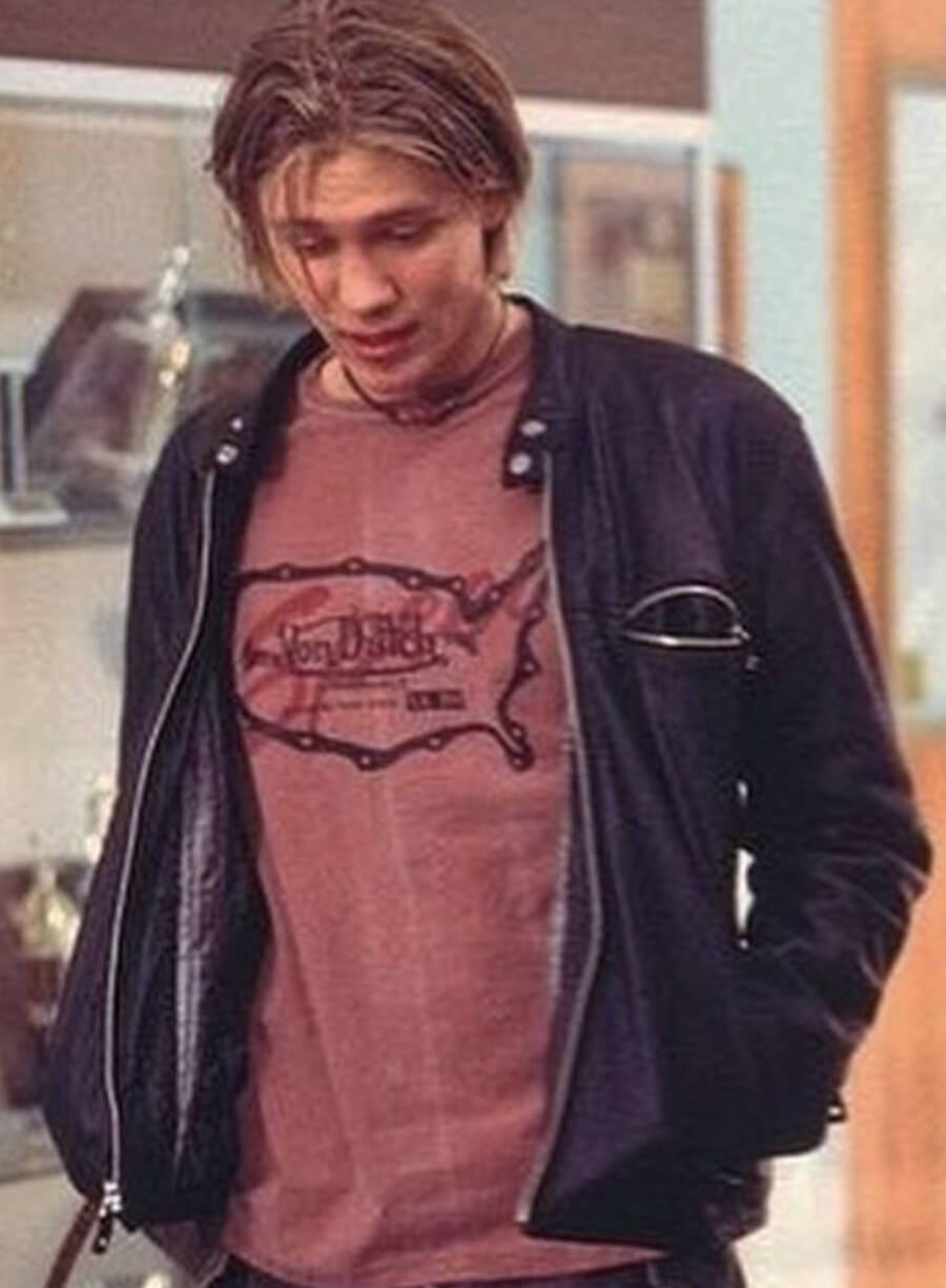 Harpoon Jake Inspired Black Leather Jacket - Freakier Friday Style