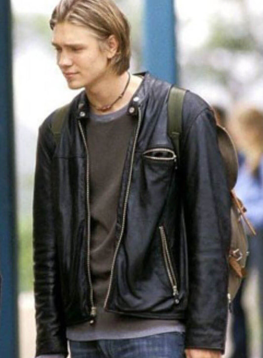 Harpoon Jake Inspired Black Leather Jacket - Freakier Friday Style