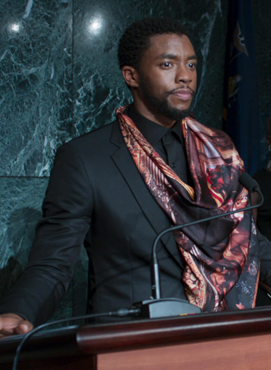 Harpoon T'Challa Inspired Black Plain Fabric Leather Jacket - Black Panther Style