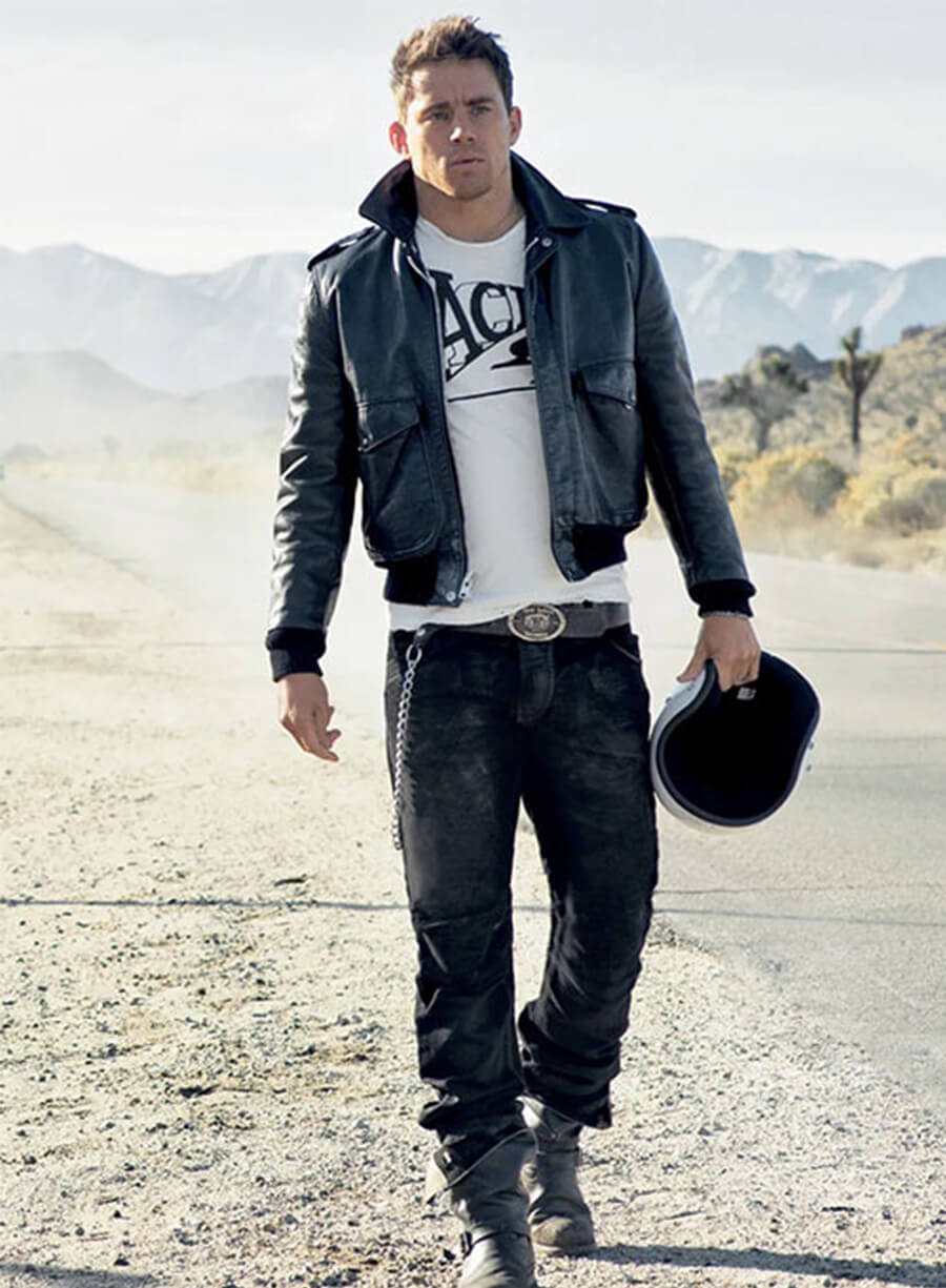 Harpoon Channing Tatum Inspired Black Genuine Leather Leather Jacket