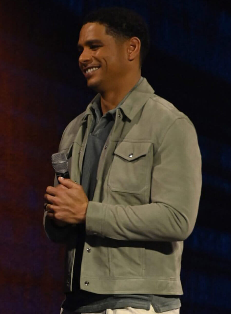 Harpoon Charlie Barnett Inspired Grey Cotton Fabric Cotton Jacket - Star Wars: The Acolyte Style