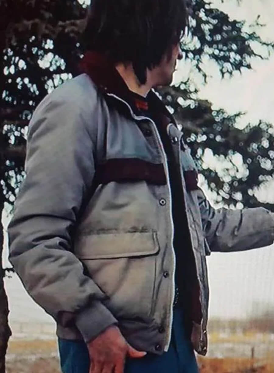 Harpoon Charlie Gerhardt Inspired Grey Bomber Jacket - Fargo Tv Series Style
