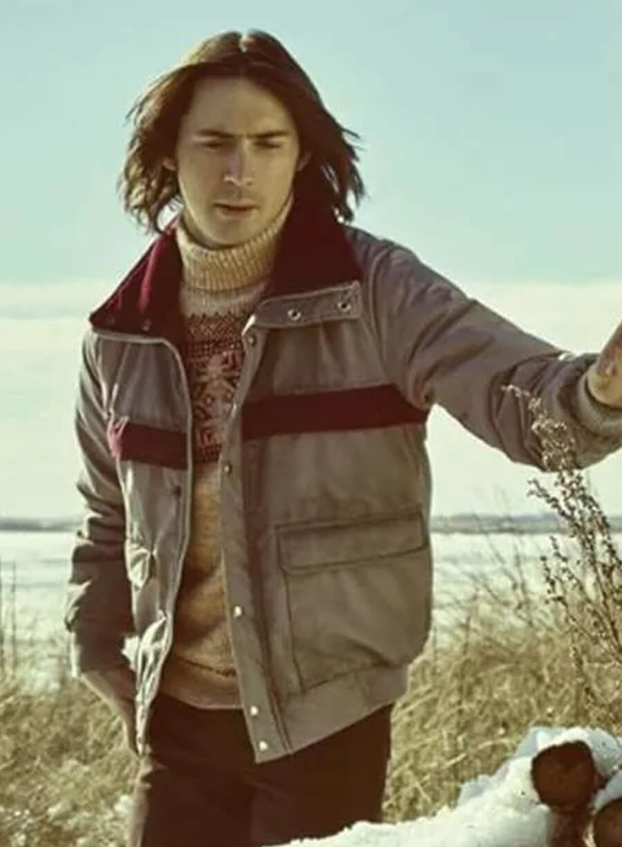 Harpoon Charlie Gerhardt Inspired Grey Bomber Jacket - Fargo Tv Series Style