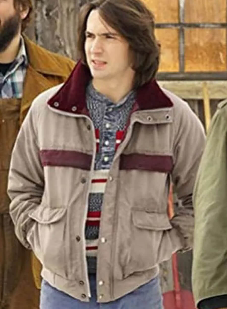 Harpoon Charlie Gerhardt Inspired Grey Bomber Jacket - Fargo Tv Series Style