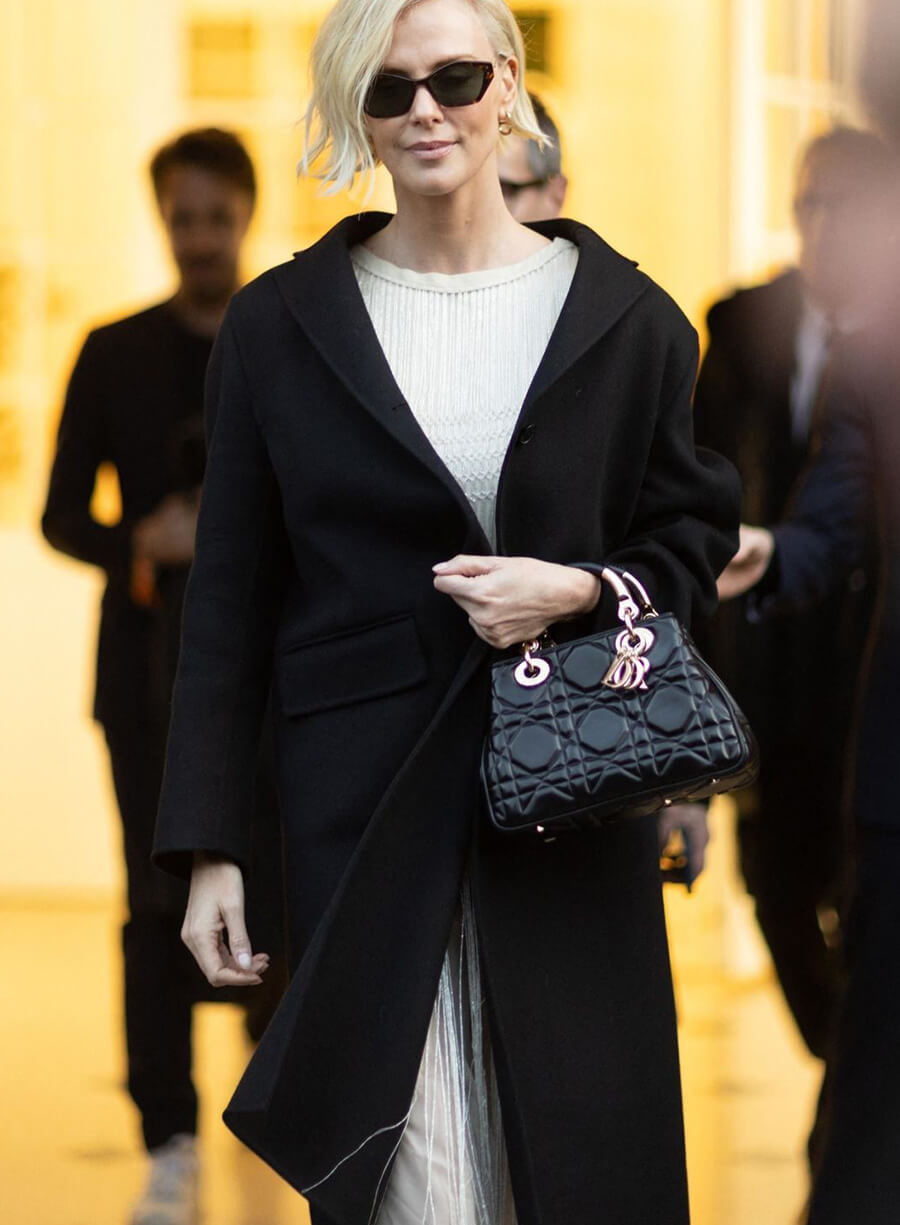Harpoon Charlize Theron Inspired Black Coat
