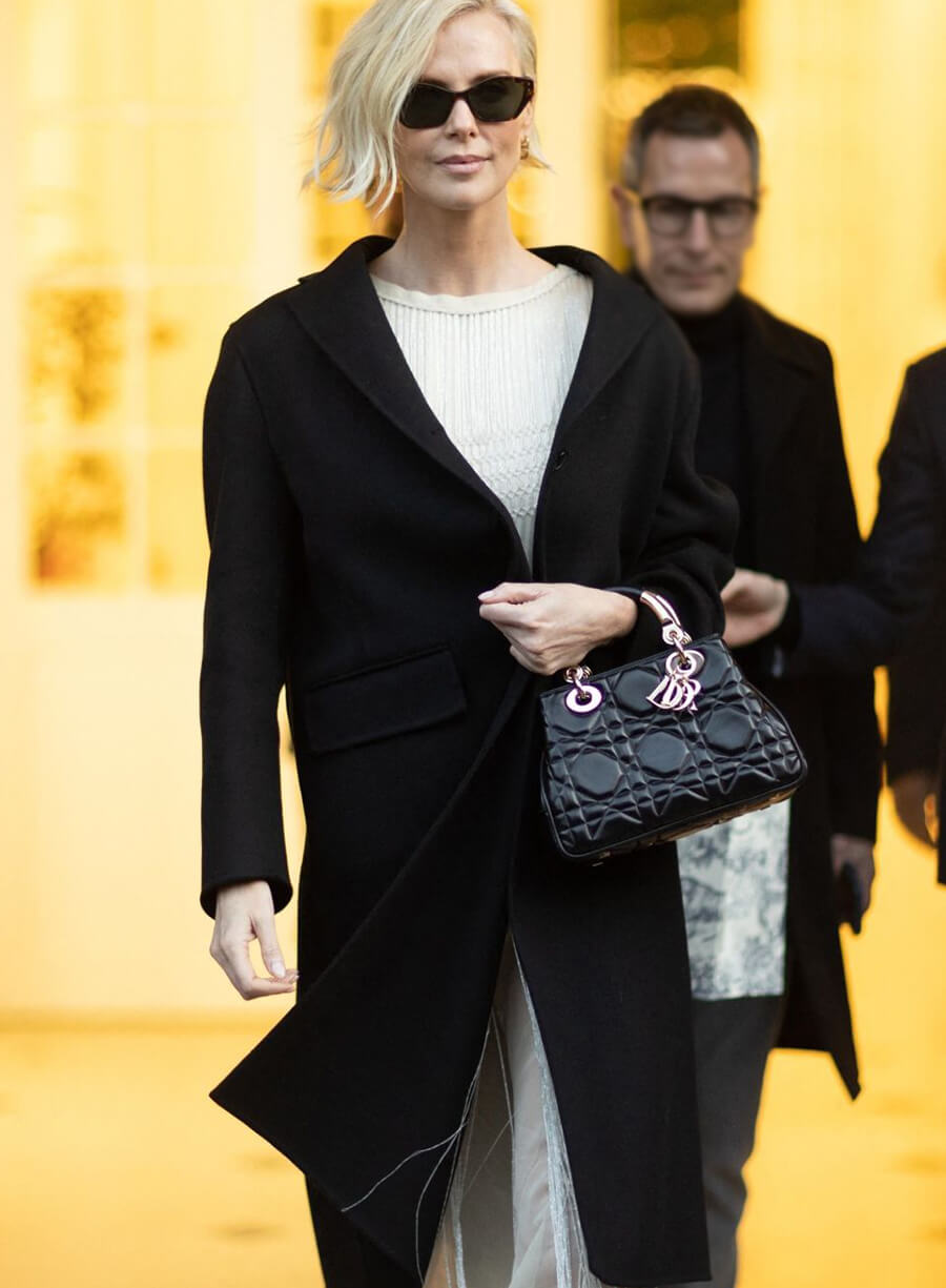Harpoon Charlize Theron Inspired Black Coat
