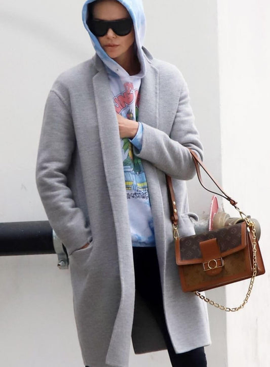 Harpoon Charlize Theron Inspired Grey Coat