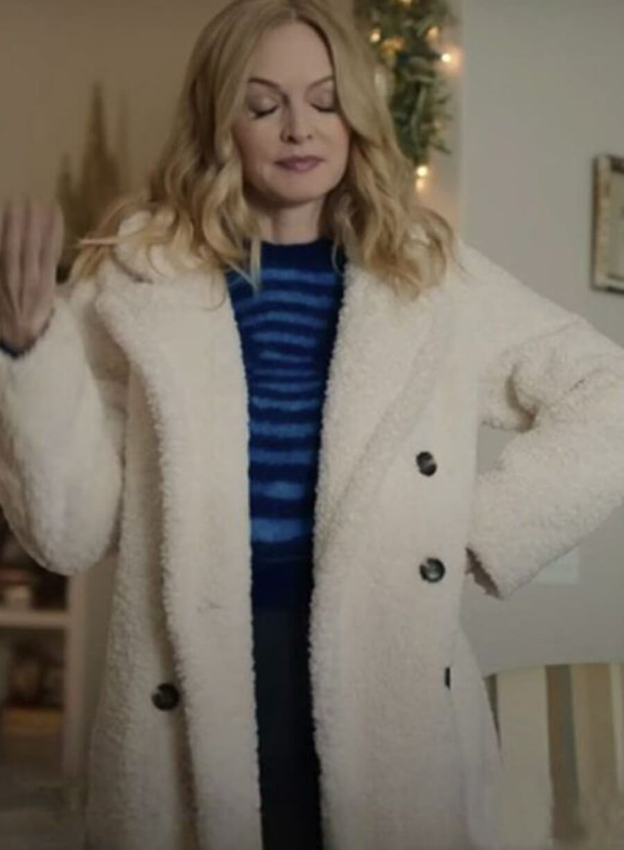 Harpoon Charlotte Sanders Inspired White Coat - Best. Christmas. Ever Style