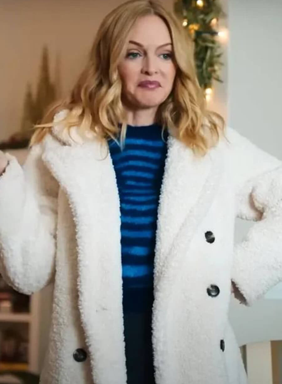 Harpoon Charlotte Sanders Inspired White Coat - Best. Christmas. Ever Style