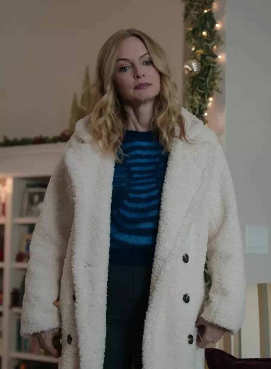 Harpoon Charlotte Sanders Inspired White Coat - Best. Christmas. Ever Style