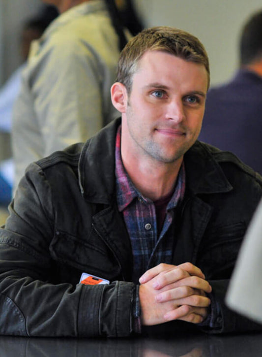 Harpoon Matthew Casey Inspired Black Cotton Fabric Cotton Jacket - Chicago Fire Style
