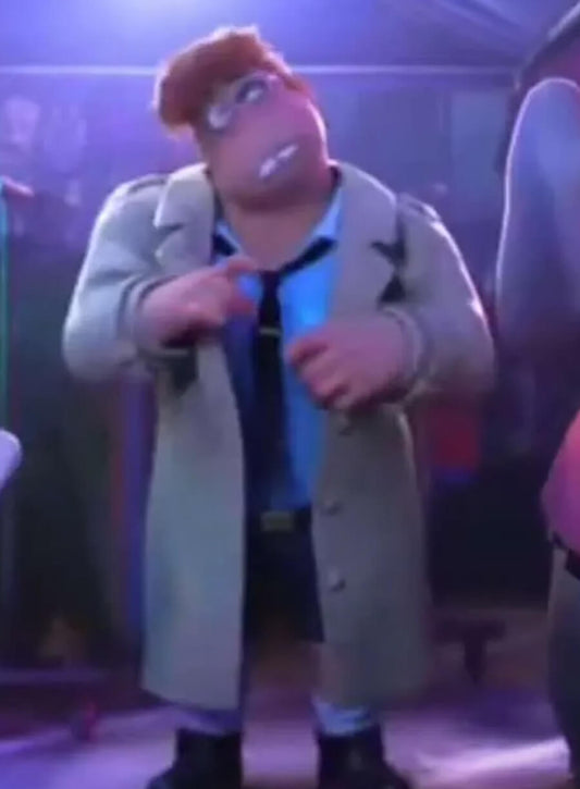 Harpoon Chief Misty Luggins Inspired Beige Coat - The Bad Guys 2 Style