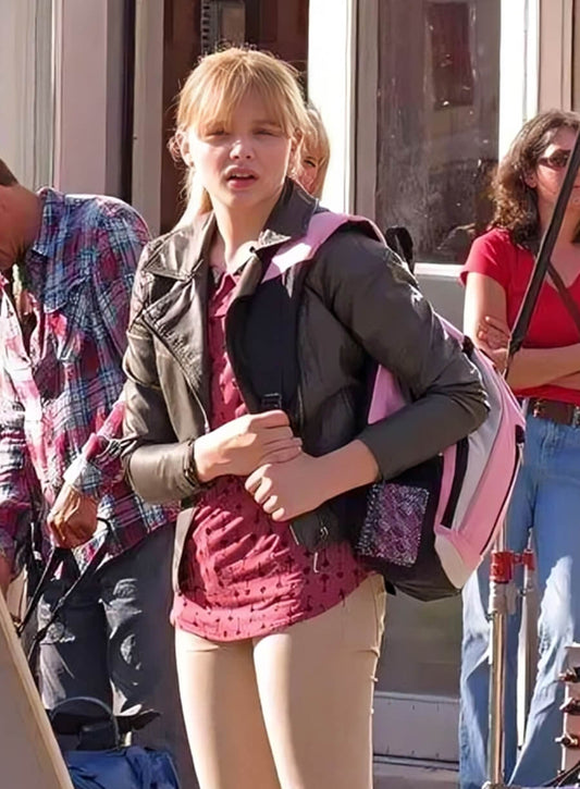 Harpoon Hit Girl Inspired Brown Leather Jacket - Kick-Ass 2 Style